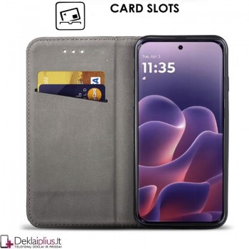 Telone atverčiamas dėklas - žalias (Motorola Edge 70 Fusion)